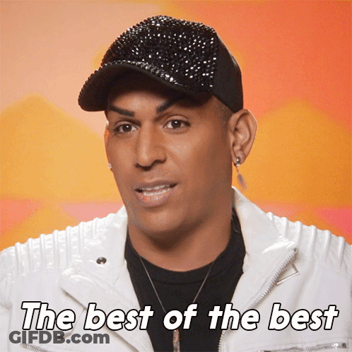 Man In Black Hat And White Jacket The Best Of The Best GIF
