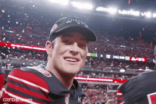 Man In Black Hat Saying Champion GIF