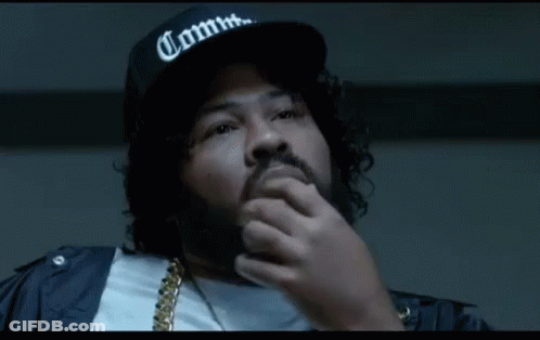 Man In Black Hat Saying Comm GIF