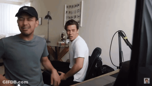 Man In Black Hat Saying North Face GIF