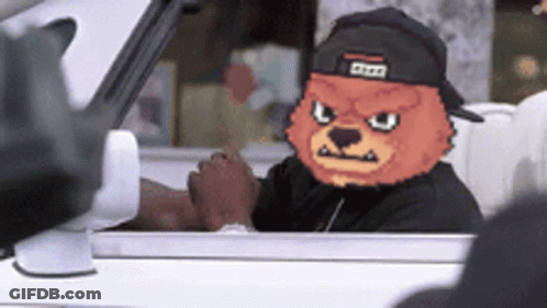 Man In Black Hat Sitting In White Car GIF