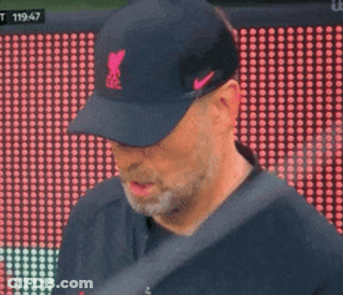 Man In Black Hat With Pink LFC Logo GIF