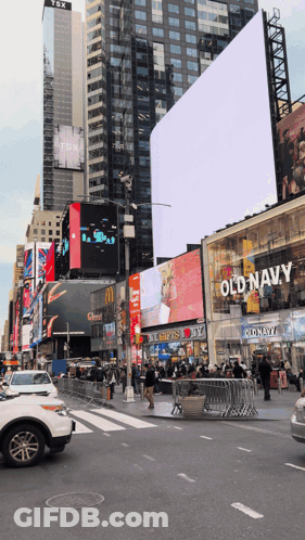 Man In Black Hoodie In Front Of Logos GIF