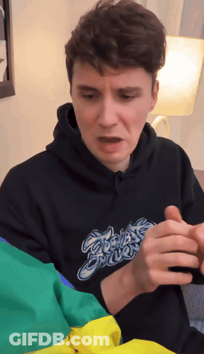 Man In Black Hoodie Saying Ghost Power GIF