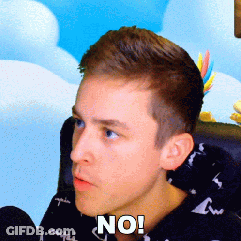 Man In Black Hoodie Saying No GIF