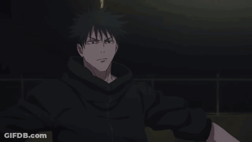 Man In Black Hoodie Standing In Dark With Arms Outstretched GIF