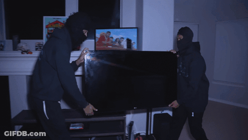 Man In Black Hoodie With Number 1 On Back GIF