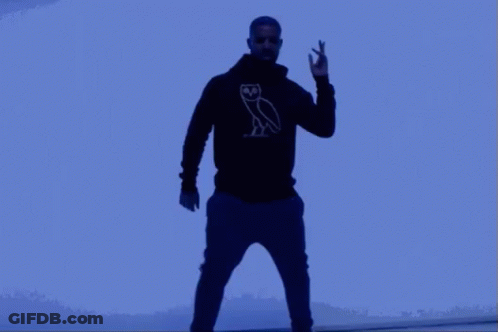 Man In Black Hoodie With Owl Making Peace Sign GIF