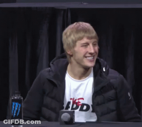 Man In Black Jacket And Budweiser Shirt GIF