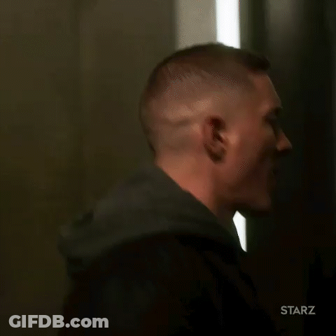 Man In Black Jacket And Hoodie With Mouth Open GIF