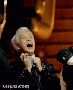 Man In Black Jacket And Tie Laughing GIF