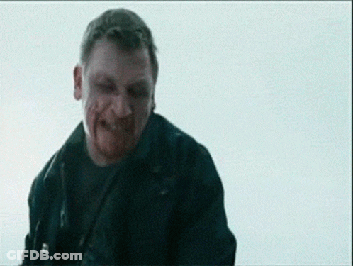 Man In Black Jacket Dancing In Dark GIF