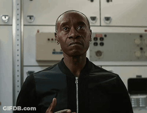 Man In Black Jacket Looking At Camera GIF