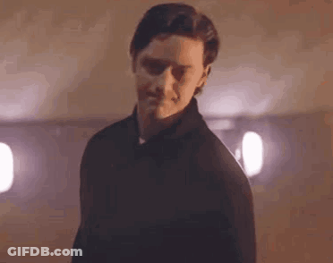 Man In Black Jacket Making Funny Face GIF