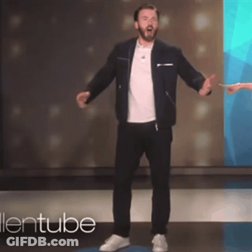 Man In Black Jacket On Stage GIF