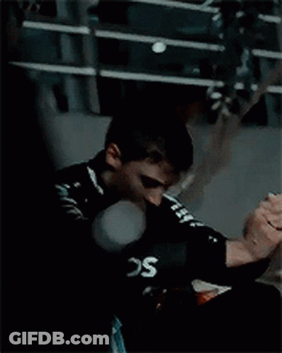 Man In Black Jacket Saying Neos GIF