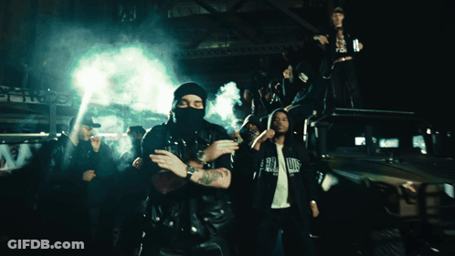 Man In Black Jacket Saying New York GIF
