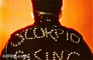 Man In Black Jacket Saying Scorpion GIF