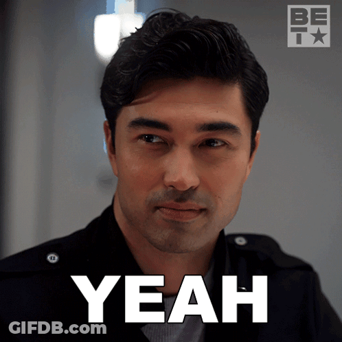 Man In Black Jacket Saying Yeah GIF
