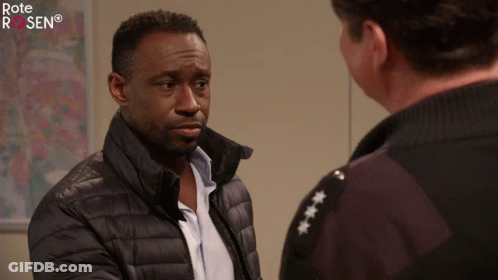 Man In Black Jacket Talks To Man Rote Rosen GIF
