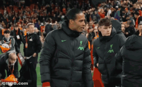 Man In Black Jacket With AXA GIF