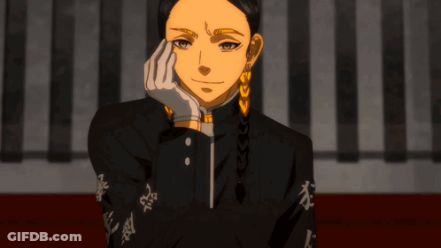 Man In Black Jacket With Chinese Writing On Sleeves GIF