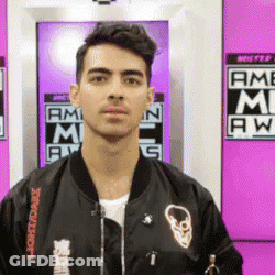 Man In Black Jacket With Skull GIF