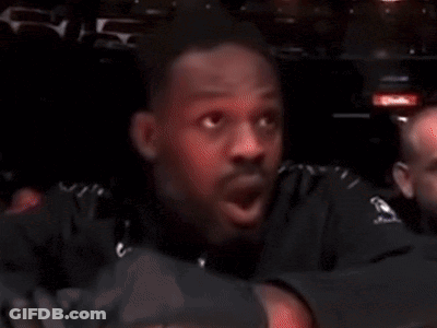 Man In Black Jacket With UFC Letters GIF