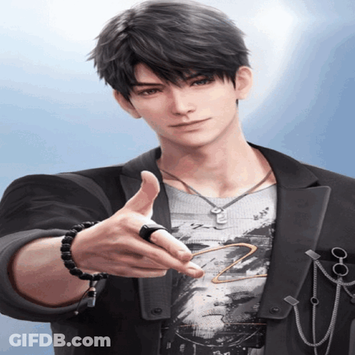 Man In Black Jacket With Z T-Shirt Giving Thumbs Up GIF