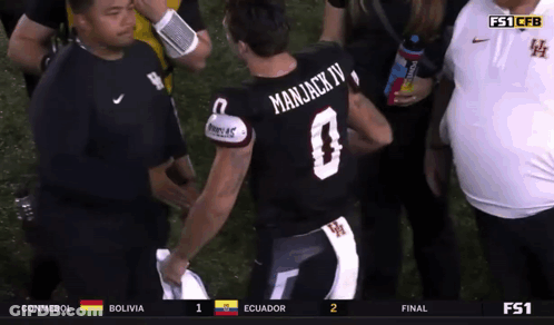 Man In Black Jersey Number 0 GIF