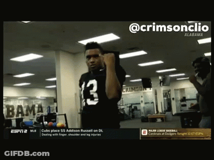 Man In Black Jersey Number 13 In Gym GIF