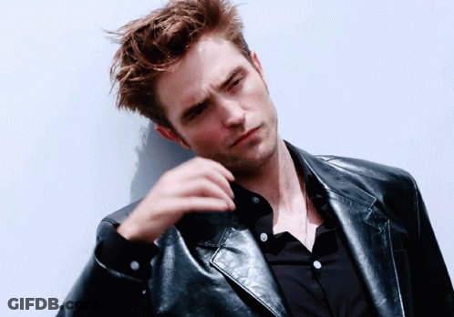 Man In Black Leather Jacket And Black Shirt GIF
