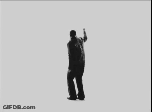 Man In Black Leather Jacket Dancing GIF