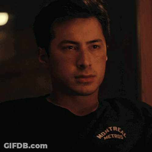 Man In Black Montreal Metro Shirt GIF