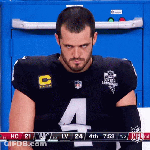 Man In Black NFL Jersey Number 1 GIF