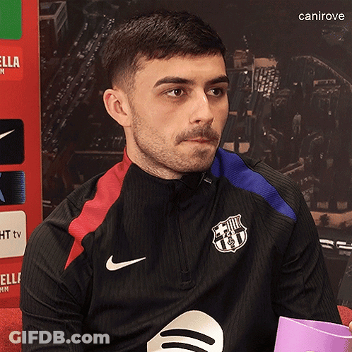 Man In Black Nike Jacket With FCB Logo GIF
