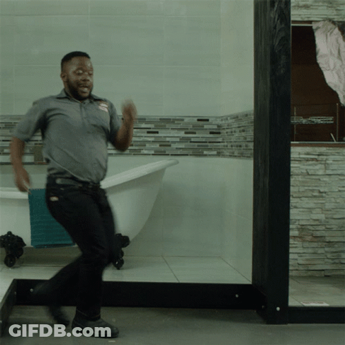Man In Black Pants Dancing Get Low GIF