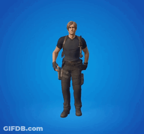 Man In Black Shirt And Brown Pants Arms Outstretched GIF