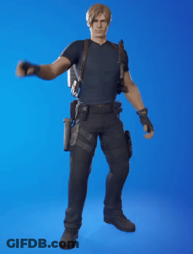Man In Black Shirt And Pants Holding Gun GIF