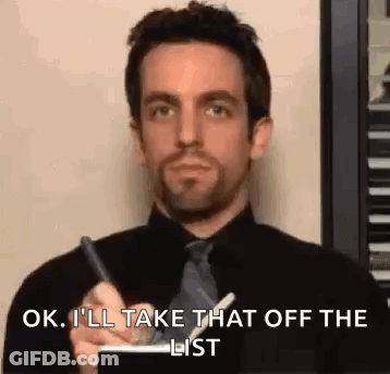 Man In Black Shirt And Tie Writing On Notepad GIF
