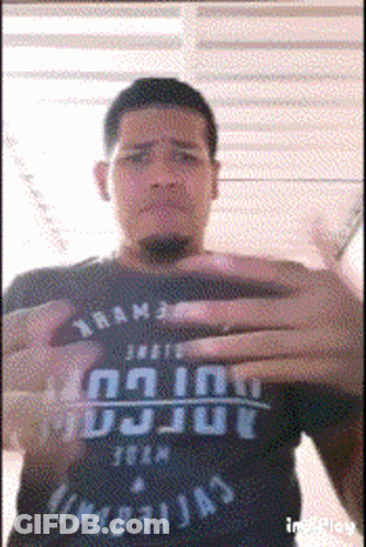 Man In Black Shirt Aram GIF