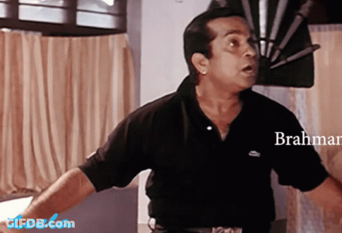 Man In Black Shirt Brahmar GIF