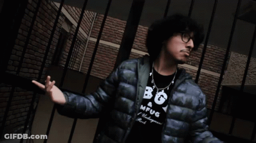 Man In Black Shirt Dancing GIF