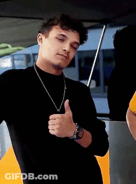 Man In Black Shirt Giving Thumbs Up GIF