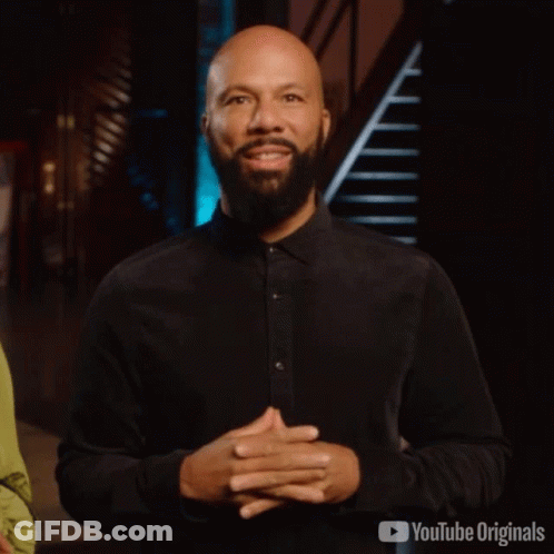 Man In Black Shirt In Front Of YouTube Originals Logo GIF