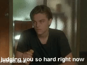 Man In Black Shirt Judging You GIF