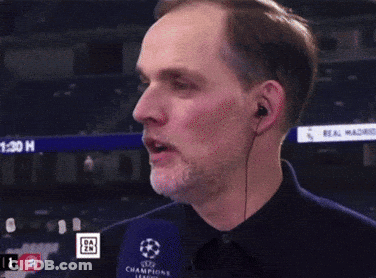 Man In Black Shirt Looking At Scoreboard 21:30 GIF