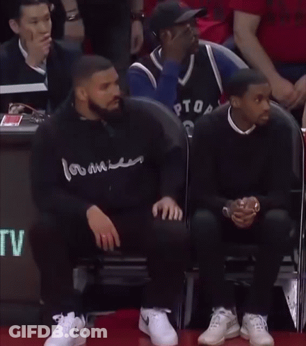 Man In Black Shirt Louisiana Dancing In Stands GIF