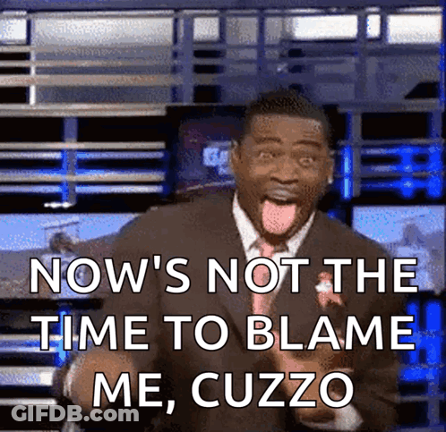 Man In Black Shirt Making A Face GIF