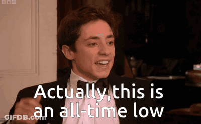 Man In Black Shirt Making Funny Face GIF